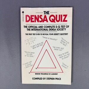 Avon Densa Quiz 1983 Vintage Trivia Book Official Complete Test Humor Paperback